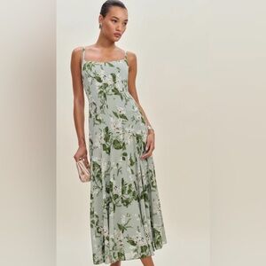 Reformation Katalina Tea Garden Dress –NEVER WORN– Size 2 (NWT)